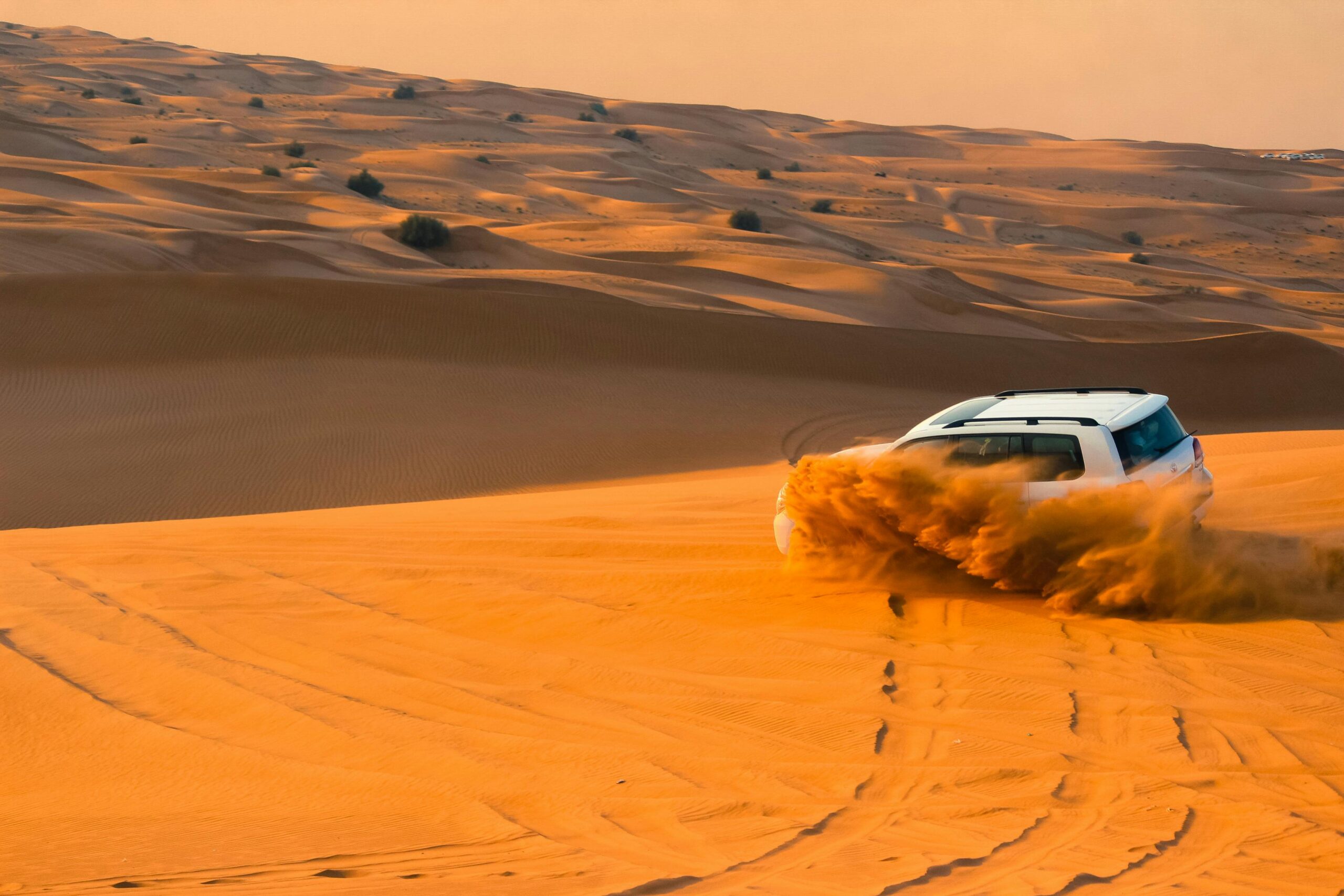 dune bashing action shot